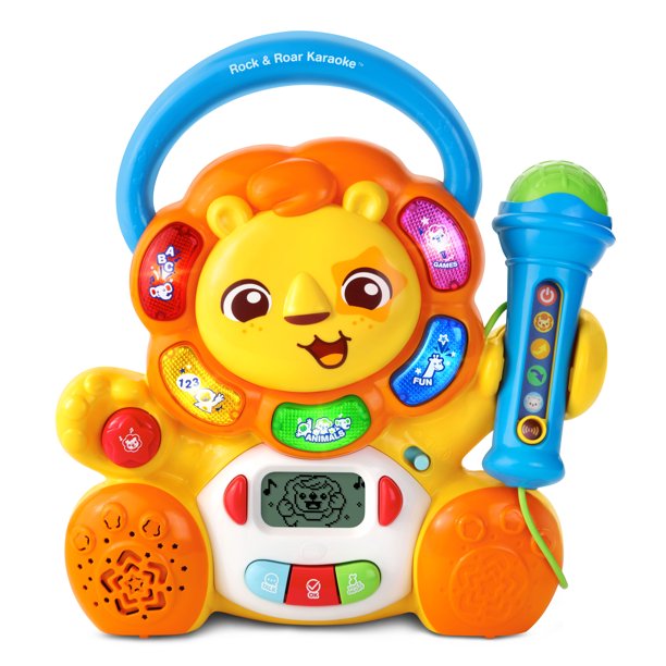 VTech Zoo Jamz Rock and Roar Karaoke, Karaoke Toy Machine for Kids