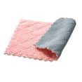 thumbnail image 2 of Paños de cocina, paños de cocina superabsorbentes, toallitas de limpieza de vellón coral, lavables a máquina., 2 of 5