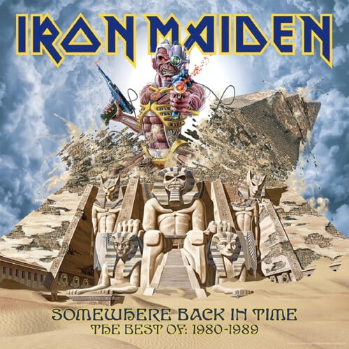 Iron Maiden - Somewhere Back in Time the Best Of: 1980 -1989 (Walmart Exclusive) - Sky and Sand color Vinyl 2LP
