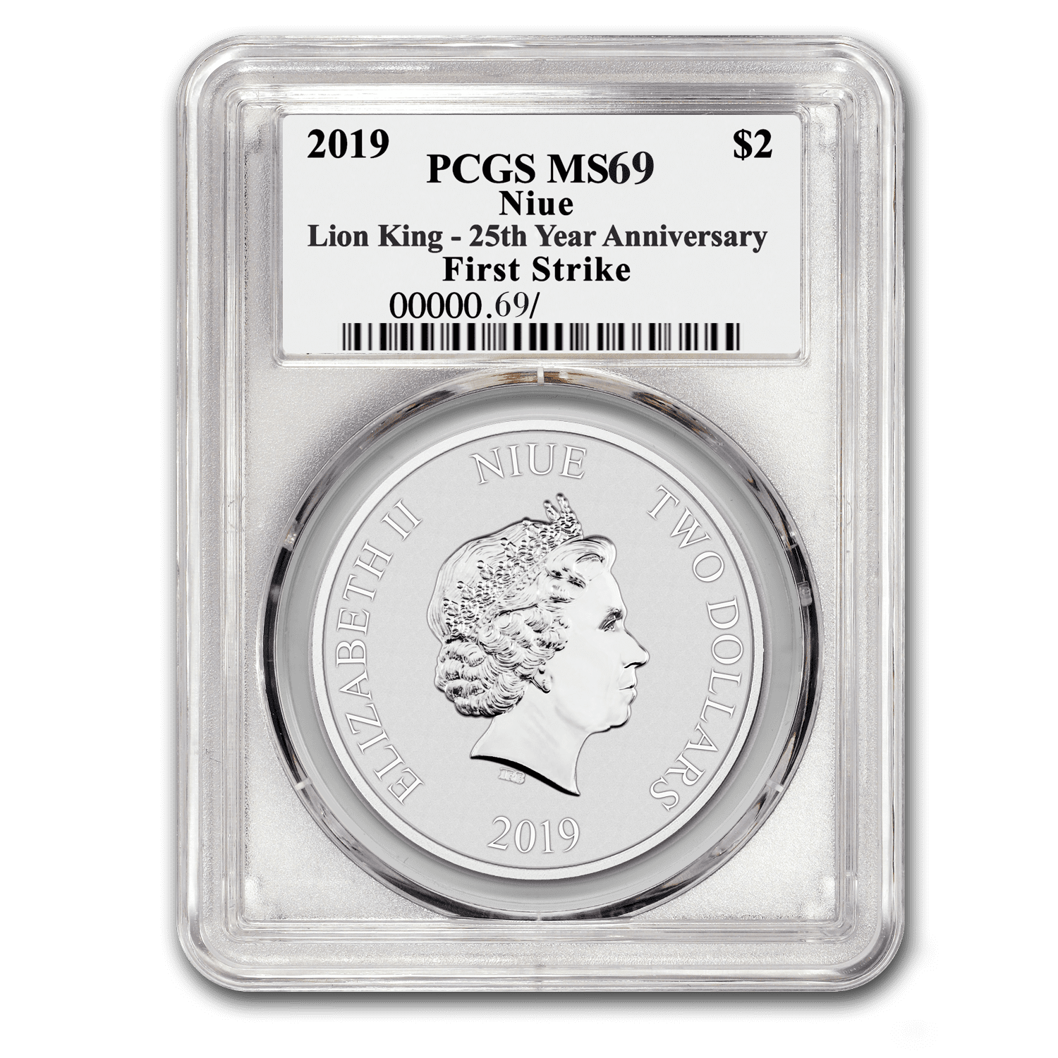 NGC MS 69 2020 Niue Disney Lion King Circle of Life 1 oz .999 Silver Coin