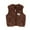Coffee, variant on Baby Kids Warm Fleece Vest Toddler Boys Girls Winter Spring Zipper Jacket Waistcoats, 0-12 Months, 1-3 Years