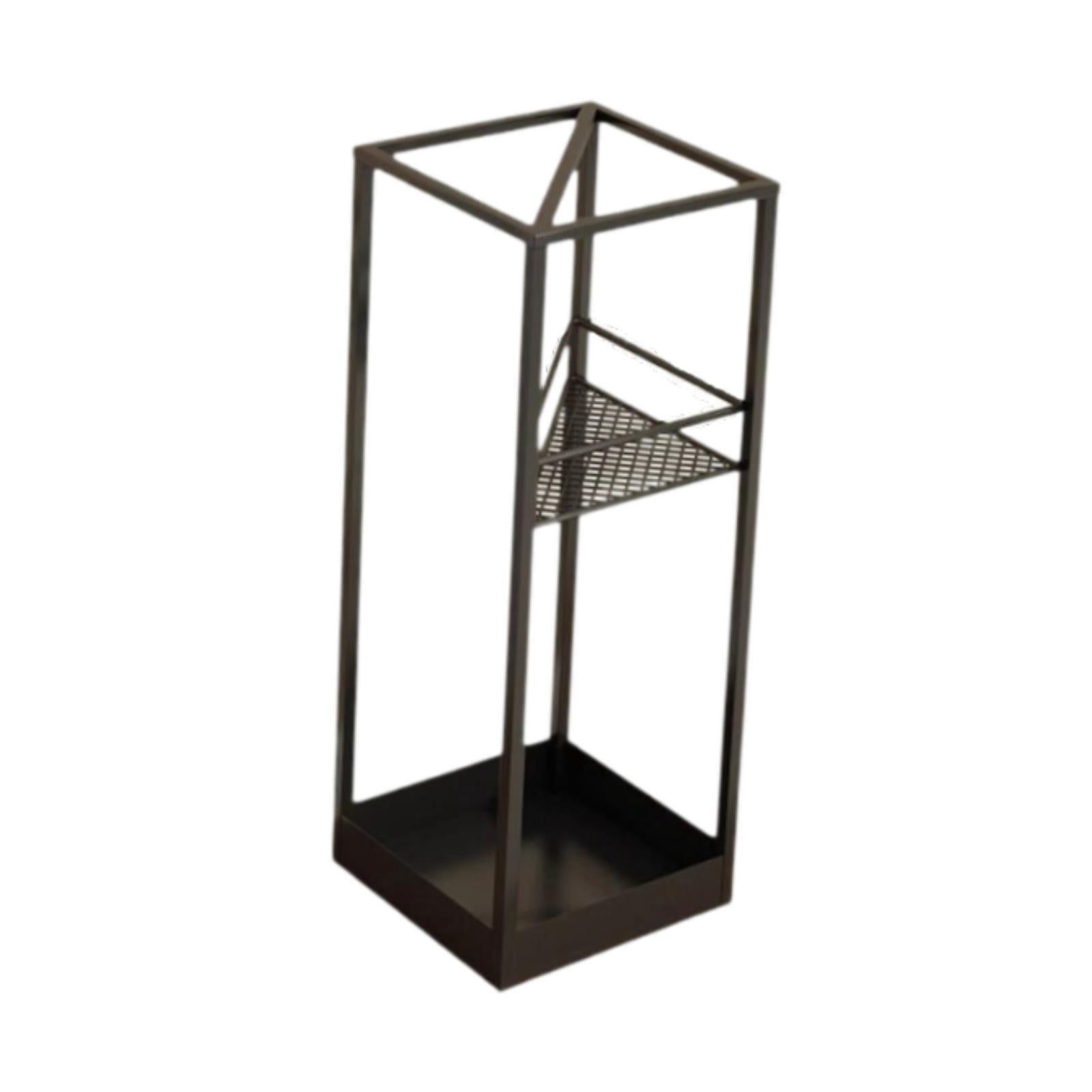 Fiocias Bucket for an umbrella organizing container with a holder with bin of the bin of Black