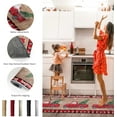 thumbnail image 6 of Christmas Winter Kitchen Rugs and Mats Set of 2 New Year Abstract Snowflake Elk Blue Xmas Kitchen Mat,Non-Slip Area Runner Rug,Washable Floor Mat for Home Dining Room Office 16x24in+16x47in, 6 of 6