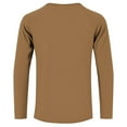 thumbnail image 3 of Huoegna Mens Long Sleeve Shirts Button T-Shirts Casual Loose Pullover Shirts Basic Tee Shirts Lightweight Fall Tops, 3 of 5