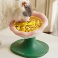 thumbnail image 6 of Fairela Lightweight Habitat Mounted Regular Ceramic Food & Water Bowl with 1 Cat Bowl, Pink Floral, 6 of 8