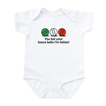 

CafePress - You Bet Your Bocce Balls Infant Bodysuit - Baby Light Bodysuit Size Newborn - 24 Months