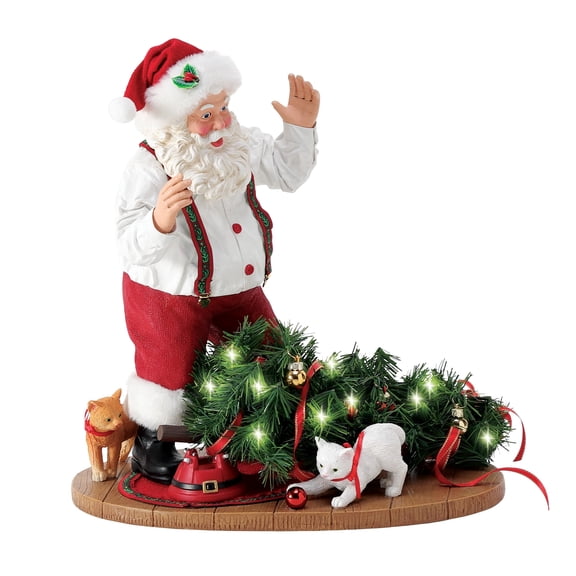 Department 56 Possible Dreams Santa Mischief Christmas Figurine 10.5in H
