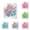 A 1PCS & B 1PCS & C 1PCS & D 1PCS & E 1PCS & F 1PCS, variant on YWIYIUD 20PCS Glow in The Dark Luminous Stars 1.2inch Fluorescent Stars Wall Stickers Glowing Stars Decals for Home Decor Nursery Ceiling Bedroom Room,Colorful Wall Decor for Home