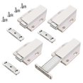 thumbnail image 1 of Push Latch Heavy Duty 4 Pack Push to Open Cabinet Hardware Magnetic Latches for Large Door Push White, 1 of 5