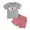 Grey baby boy outfit sets BMA2, variant on UYYX 2T Boy Outfit Baby Boys' Clothing Sets Baby Boy Clothes Toddler Summer Outfit Short Sleeve T-Shirt Tee Tops Joggers Casual Shorts 2Pcs Clothing Set
