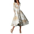 thumbnail image 1 of fvwitlyh formal Dresses for Women Women's Sleeveless Dress with Wrapping Flounce Hem, 1 of 5