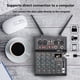 thumbnail image 4 of Mezclador de Sonido de 4 Canales con Micrófono Inalámbrico UHF Dual, Consola de DJ para Karaoke, Fiestas, Grabación en Estudio de PC., 4 of 5