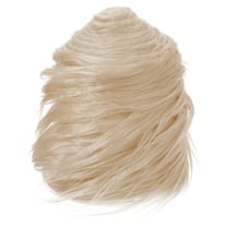 Uxcell Plush Faux Fur Fabric Precut Strips, 59" x 4" Fluffy Faux Fur Ribbon, Khaki