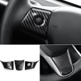 thumbnail image 1 of 3 uds Cubierta embellecedora para volante Ndcxsfigh para Tesla Model3/Y Accesorios para autos y motos, 1 of 8