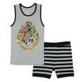 thumbnail image 5 of Harry Potter Girls' Hogwarts House Crest Sleep Pajama Set Tank Top Shorts, 5 of 7