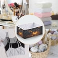 thumbnail image 4 of Foldable Fabric Storage Bin Home Cubes Clothing Organizer Bins Large Collapsible Box Basket for Home Organizer Halloween Pumpkin and Balloon, 4 of 7