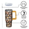 thumbnail image 3 of Halloween Witch Ghost 30 Oz Tumbler with Handle and Straw, Cute Spooky Stainless Steel Cup, Holiday Coffee Gift, 3 of 5