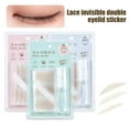 thumbnail image 1 of 1 Set Double Eyelid Tape Kit with Empty Spray Bottle Applicator Tools Glue-Free Breathable Natural Invisible Droopy Uneven Eyelid Sticker Eye Lift Strip, 1 of 8