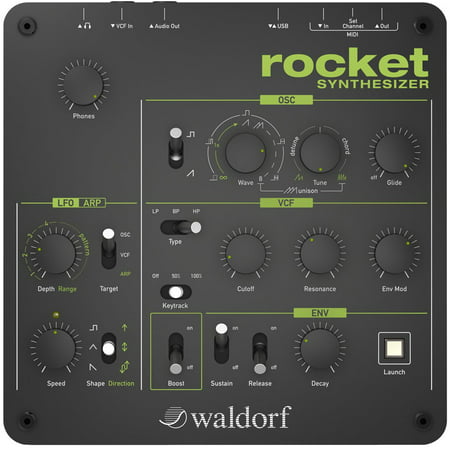Waldorf Rocket Analog Desktop Synth Module (Best Virtual Analog Synth)