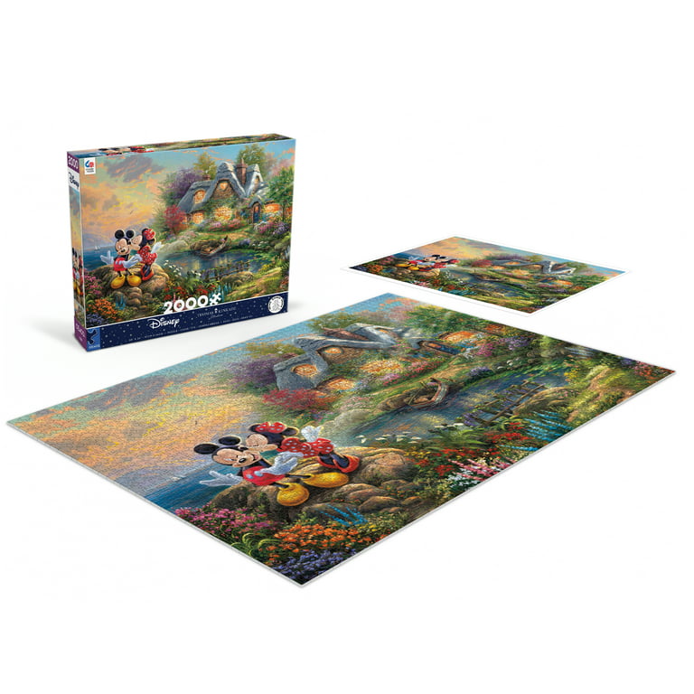 Thomas Kinkade Disney - Mickey & Minnie Sweetheart Cove - 2000 Piece Puzzle