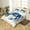 Bone and Blue, variant on Erosebridal Cartoon Fish Duvet Cover Toddler Cute Ocean Fish Bedding Set Kids Boys Girls Black White Geometric Stripe Comforter Cover Set Sea Animal Underwater World Bedspread Cover,(No Comforter)