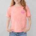 thumbnail image 2 of OVAFBAU Girls Short Sleeve T Shirts Kids Summer Tops Unisex Kids T Shirt Seashell Graphic Short Sleeve Summer Casual Crewneck Tops, 2 of 8