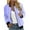 Purple, variant on ChaoHeng Womens Jackets and Coats Clearance Up to 45% Off,Women's Printed Cardigan Jacket Zippered Jacket Long Sleeved Casual Jacket(Black,S)