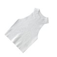thumbnail image 2 of Sonducket Chaleco de moda sólido sin mangas Sexy chalecos acanalados cómodo transpirable alta elasticidad camiseta sin mangas ropa de Prendas para la parte del cuerpo Blanco, 2 of 6
