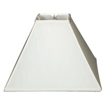 Royal Designs 16" Square Sharp Corner Lamp Shade White