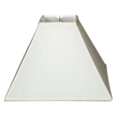 Royal Designs 16" Square Sharp Corner Lamp Shade White