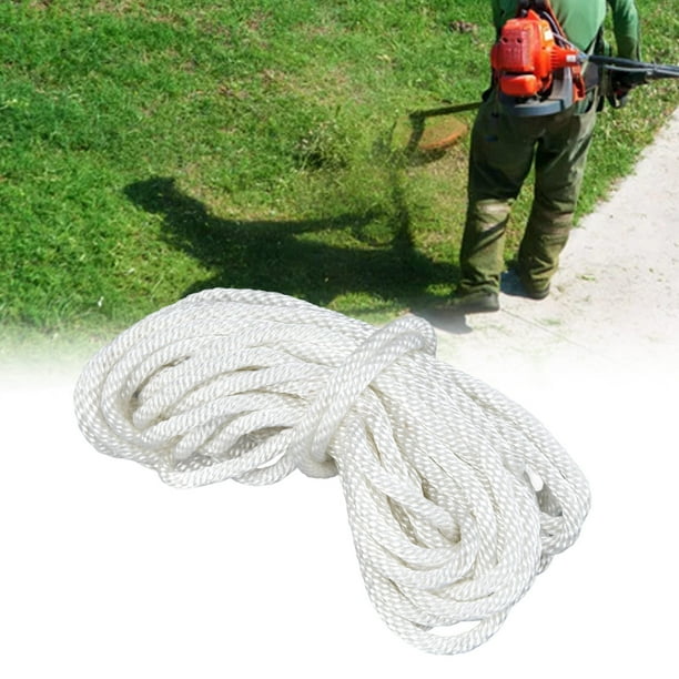 Cable De Arranque Tirar 10m/32.88 Pies De Nylon De Servicio Pesado Para La Cadena De Corteses De Cortacésped Piezas Del Motor Herramientas Al Aire Libre