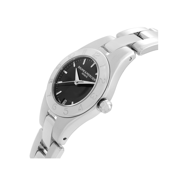 Baume et Mercier Linea 27mm Stainless Steel Black Dial Quartz