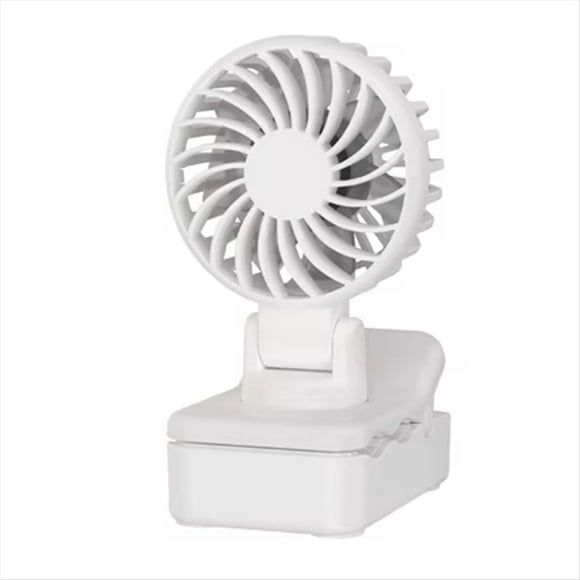 Mini Ventilador Portátil con Clip: Ventilador Recargable para Exteriores, Enfriador de Aire con Velocidades Ajustables, Ideal para Viajes. A