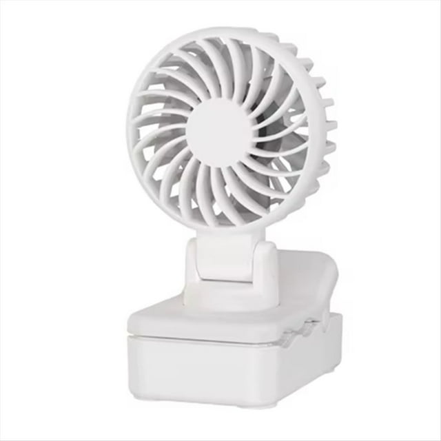 Mini Ventilador Portátil con Clip: Ventilador Recargable para Exteriores, Enfriador de Aire con Velocidades Ajustables, Ideal para Viajes. A