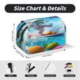 thumbnail image 5 of Sikiie Astronaut Tropical Dolphin Print Flip Double-layer Pencil Case, All-purpose Stationery Bag for Study and Office, Zipper Design, Unisex, 5 of 7