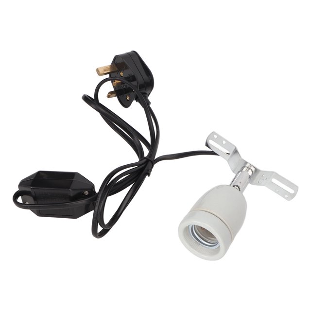 Soporte Para Lámpara De Reptil, Soporte De Lámpara De Calor De Cerámica Para Reptiles De 400 W, Soporte De Lámpara Giratorio, Lámpara Para Reptiles Con Interruptor Para
