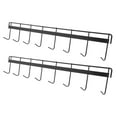 thumbnail image 4 of LYTMENT 2pcs Kitchen Utensil Hanging Rack With Hook Heavy Duty Iron Hanger No-Drill Wall Organizer For Kitchen Bathroom Office Versatile Door Hook, 4 of 8