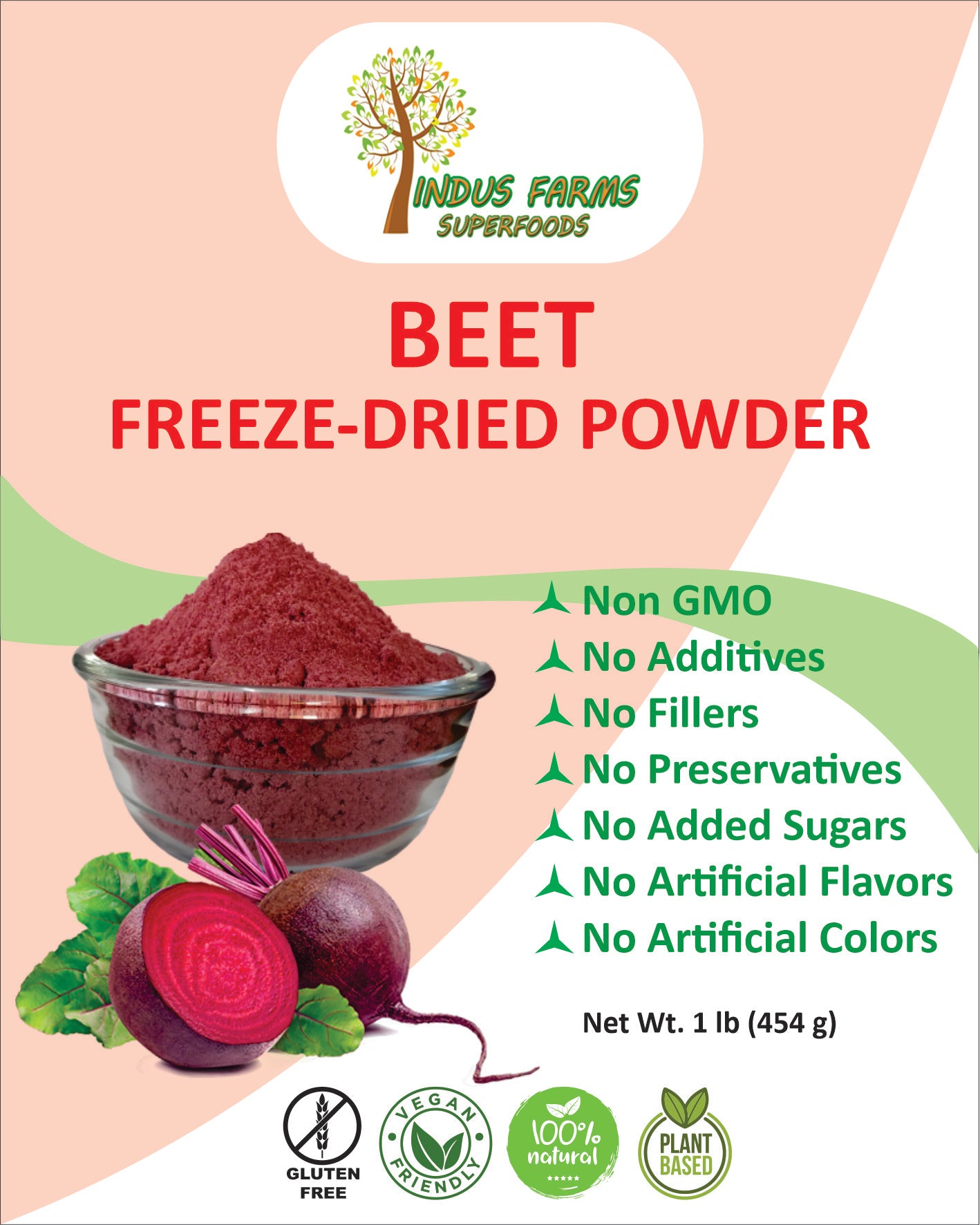 100 Pure Freeze Dried Beet Powder