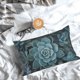 thumbnail image 5 of Fotbe Blue Color Cactus Funda de Almohada Decorativa Estilo Occidental, Lujo en Algodón, Fundas para Almohadas King, Cojín Estampado para Decoración del Hogar-16"x24", 5 of 6
