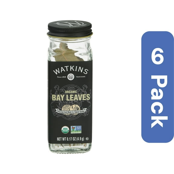 Watkins Seasoning Bay Leaves Organic 0.17 oz (Pack Of 6)