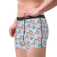 thumbnail image 2 of Fotbe Unicorn DoingYoga Calzoncillos Tipo Boxer con Bolsa de Soporte Total para Hombre, X-Temp Fresco, Transpirable y de Secado Rápido-XX-Large, 2 of 5
