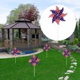 thumbnail image 2 of KAKOWELY 12 molinillos de viento para jardín, conmemorativos del Día de los Patriotas, para exteriores, para decorar el Día de los Caídos., 2 of 4