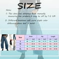 thumbnail image 6 of GYUJNB Flare Jeans for Women Women Y2k Baggy Wide Leg Jeans Barrel Boyfriend Cropped Hem Denim Pants,Blue, 6 of 9