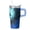 Texture-478, variant on 20oz Coffee Mug with Handle, Geometric Texture Stainless Steel Double Wall Insulated Travel Tumbler Leak-Proof