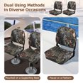 thumbnail image 2 of Yardi Yard 2-Piece Folding Boat Seat Set with Sponge Padding-Camouflage, Captain Bucket Seat, Pontoon Boat Seat with Thickened Sponge Padding, 2 of 10
