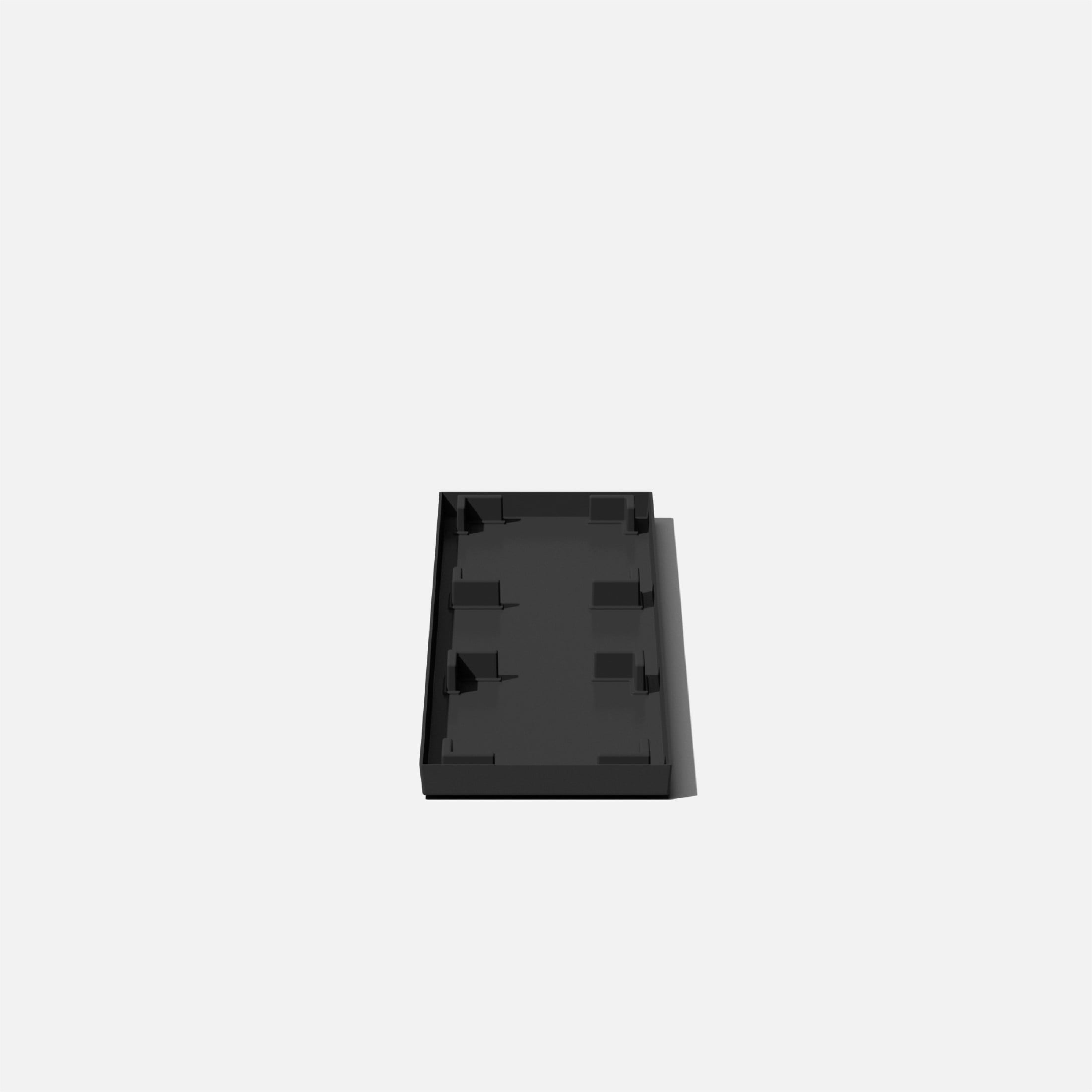Veradek Pure Series Midori 39" Plastic Planter Tray - Black