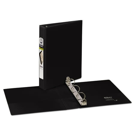 avery mini size durable view binder w round rings 8 1 2 x 5 1 2 1