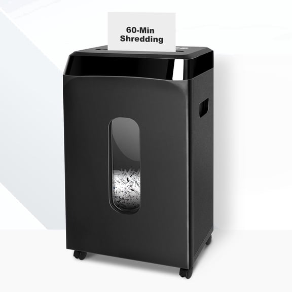 Wingwise Paper Shredder, 10 Sheets P5 Micro Cut Shredder, 7.9 Gallon Bin, CD/Credit Card Portable