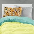 thumbnail image 2 of Day of the Dead Orange Fabric Standard Pillowcase, 2 of 2