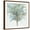 Brown Frame, variant on Art.com Tree Teal I Art Print by Allison Pearce, 16" x 16"